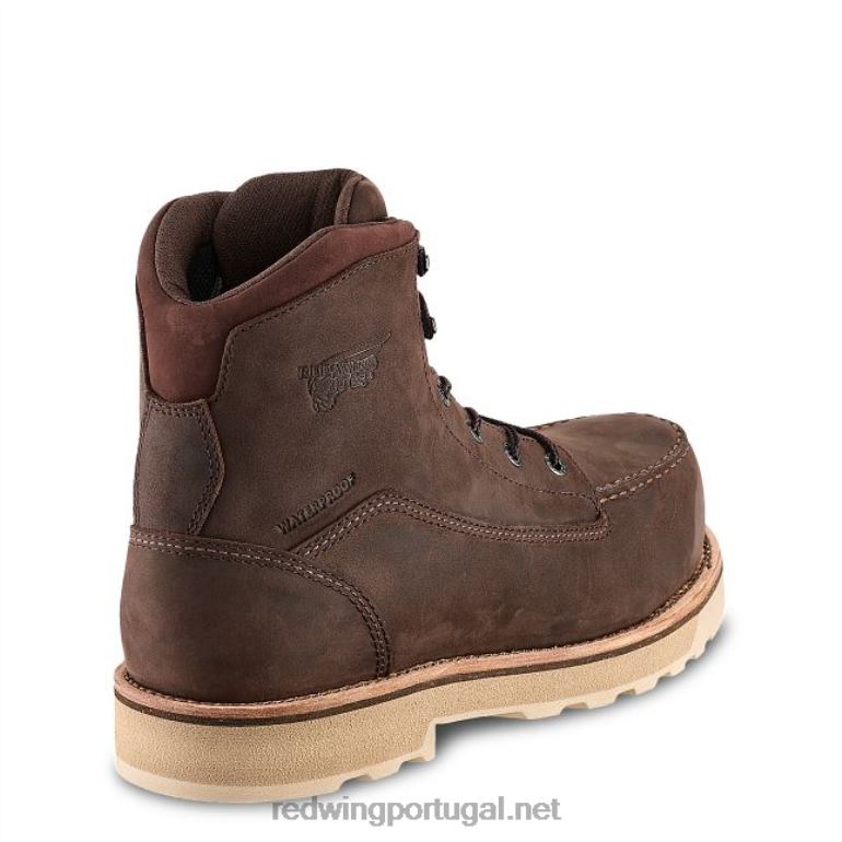 marromRed Wing estilo 97516 mocassim de camurça com forro de lã mocassim masculino mocassim de pele de carneiro com forro de lã F2TL23