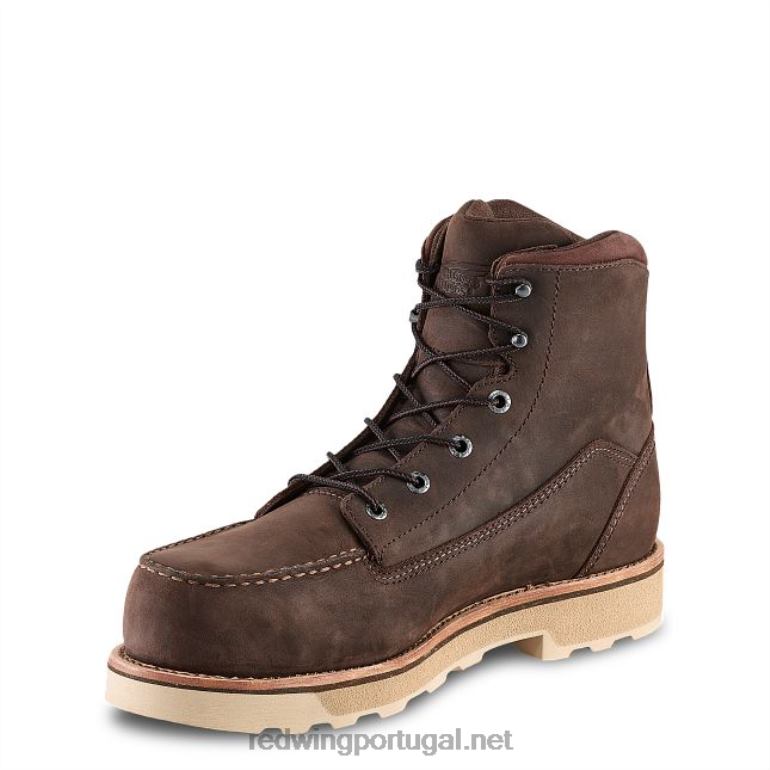 marromRed Wing estilo 97516 mocassim de camurça com forro de lã mocassim masculino mocassim de pele de carneiro com forro de lã F2TL23