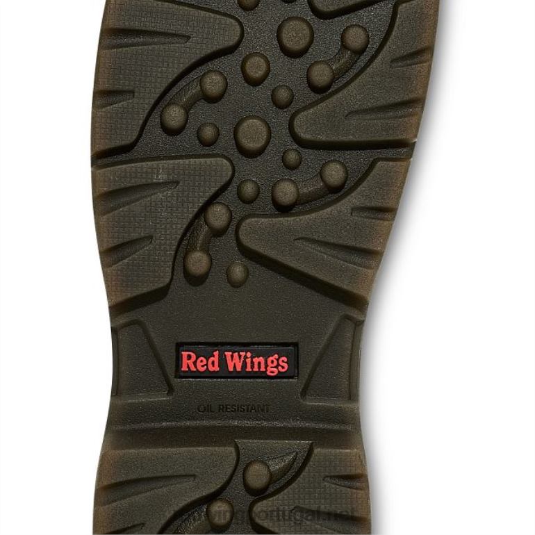 marromRed Wing estilo 97520 chinelo de camurça forrado de lã estilo skeepskin chinelo forrado de lã F2TL21