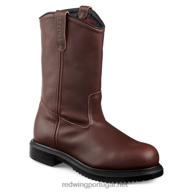 marromRed Wing trabalho - estilo 3504 supersole 2.0 bota masculina de segurança csa à prova d'água de 6 polegadas F2TL2104
