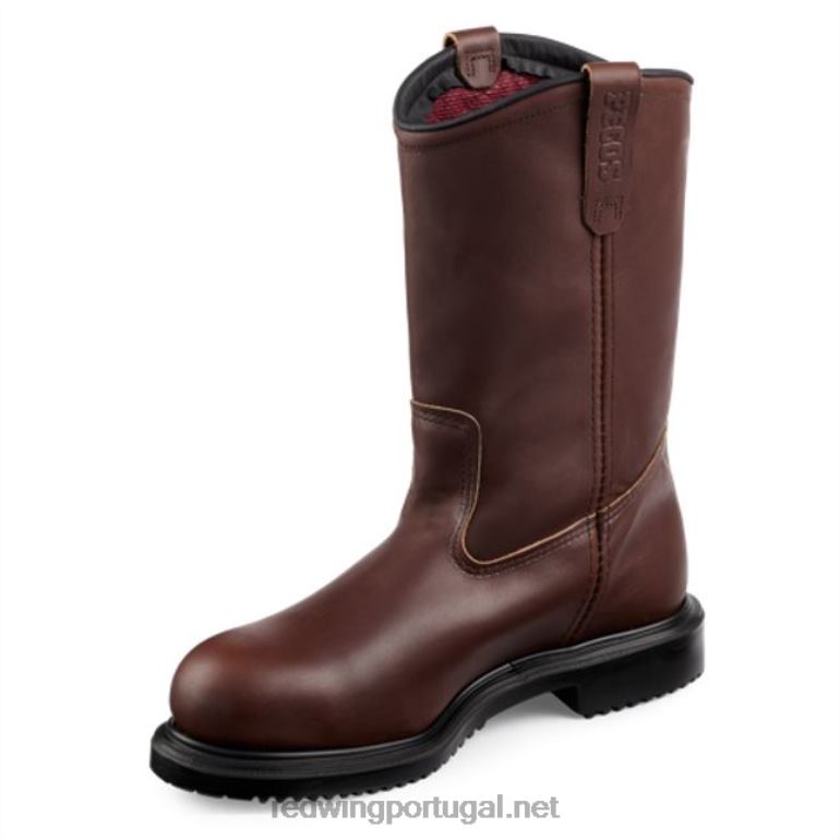 marromRed Wing trabalho - estilo 3504 supersole 2.0 bota masculina de segurança csa à prova d'água de 6 polegadas F2TL2104