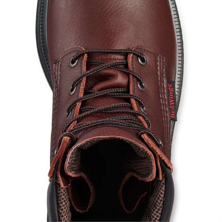 marromRed Wing trabalho - estilo 3507 supersole 2.0 bota de segurança csa masculina de 6 polegadas F2TL289