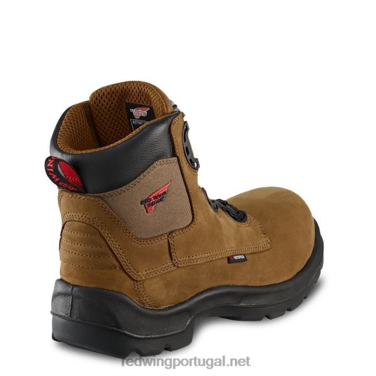 marromRed Wing trabalho - estilo 3531 jibóia masculina de 8 polegadas, à prova d'água, bota de segurança csa F2TL2118