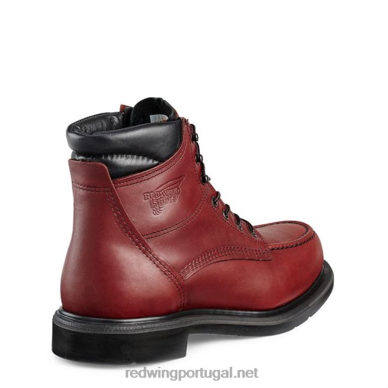 marromRed Wing trabalho - estilo 616 loggermax bota masculina de 9 polegadas isolada, à prova d'água com biqueira macia F2TL284