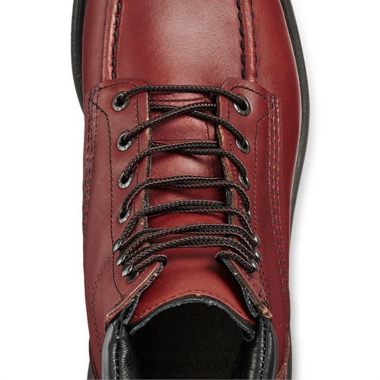 marromRed Wing trabalho - estilo 616 loggermax bota masculina de 9 polegadas isolada, à prova d'água com biqueira macia F2TL284