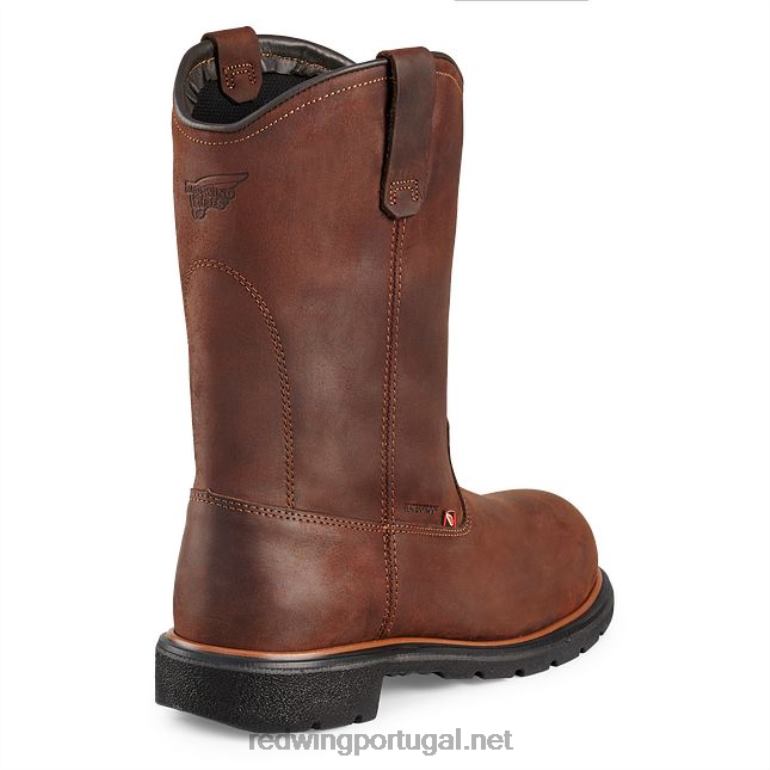 marromRed Wing trabalho - modelo 2281 ecolite de segurança masculino oxford F2TL2132