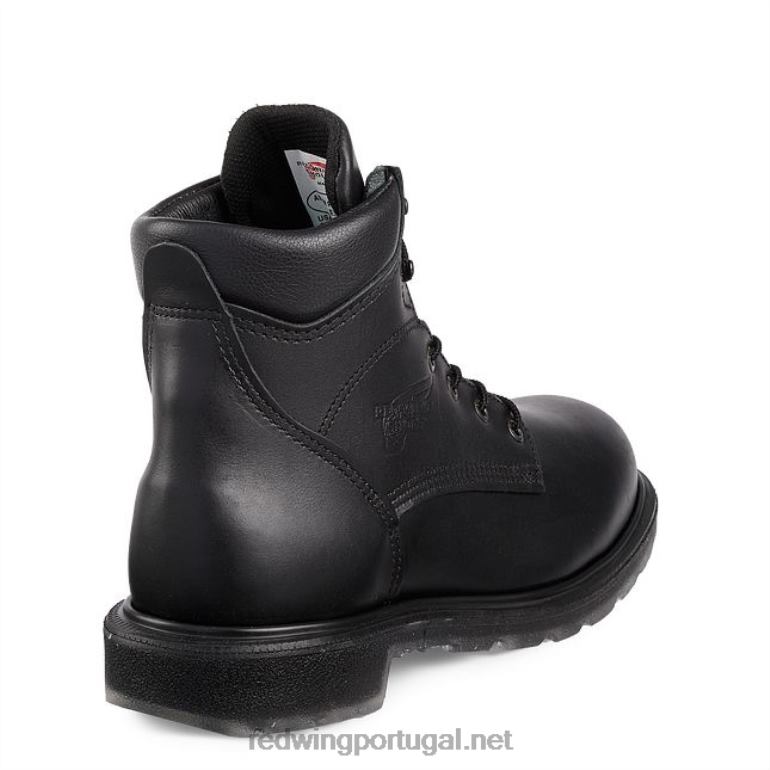 pretoRed Wing Bota de segurança masculina estilo 3512 king toe de 8 polegadas à prova d'água csa F2TL275