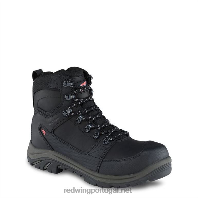 pretoRed Wing Bota de segurança masculina estilo 4422 flexbond de 8 polegadas com biqueira de trabalho F2TL286