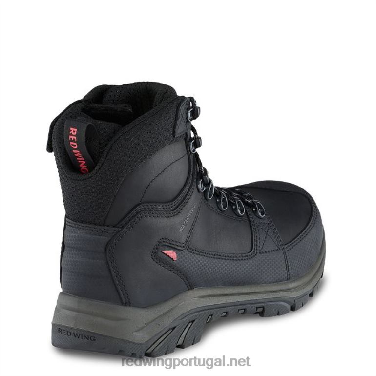 pretoRed Wing Bota de segurança masculina estilo 4422 flexbond de 8 polegadas com biqueira de trabalho F2TL286