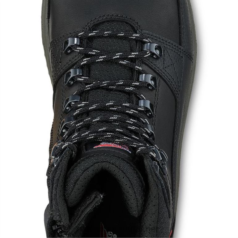 pretoRed Wing Bota de segurança masculina estilo 4422 flexbond de 8 polegadas com biqueira de trabalho F2TL286
