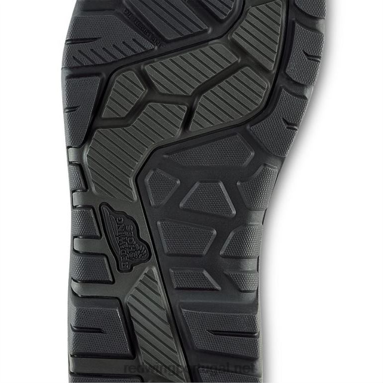 pretoRed Wing Bota de segurança masculina estilo 4422 flexbond de 8 polegadas com biqueira de trabalho F2TL286