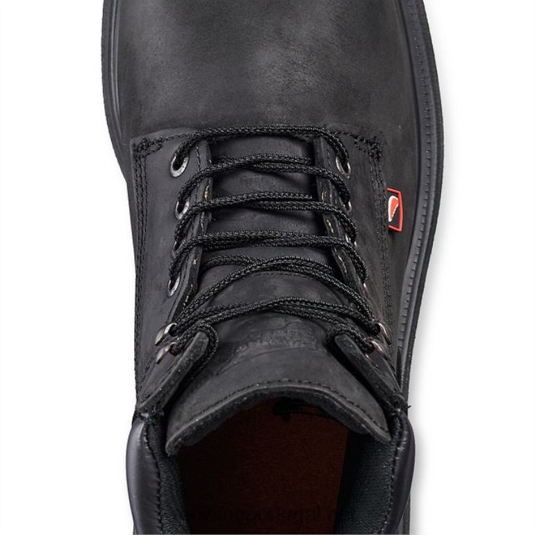 pretoRed Wing Bota masculina estilo 6670 truhiker de segurança à prova d'água de 6 polegadas para caminhada F2TL2129