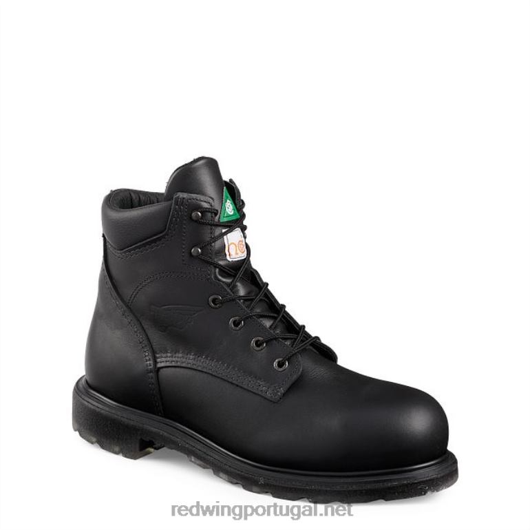 pretoRed Wing bota de segurança masculina estilo 2499 maxbond de 12 polegadas à prova d'água F2TL290