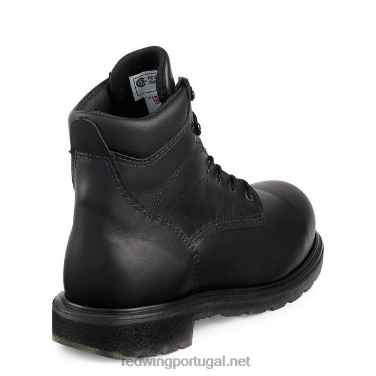 pretoRed Wing bota de segurança masculina estilo 2499 maxbond de 12 polegadas à prova d'água F2TL290