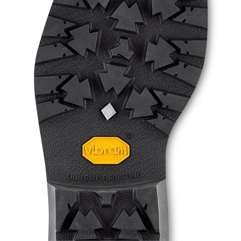 pretoRed Wing bota de trabalho - estilo 4454 brnr xp masculina de 8 polegadas isolada, à prova d'água e biqueira de segurança F2TL266