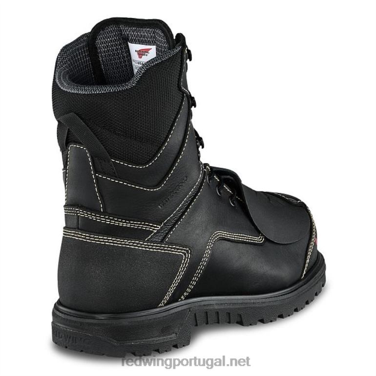pretoRed Wing estilo 95232 luva de couro camurça forrada luva masculina em couro camurça F2TL228