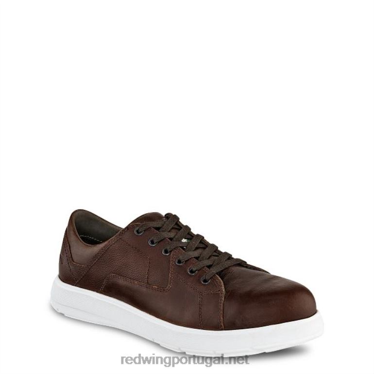 chocolateRed Wing trabalho - estilo 6722 cross lite sapato de segurança masculino sem cadarço F2TL2145