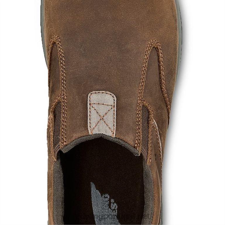 marromRed Wing trabalho - estilo 2035 cross lite biqueira de segurança feminina chukka F2TL2149