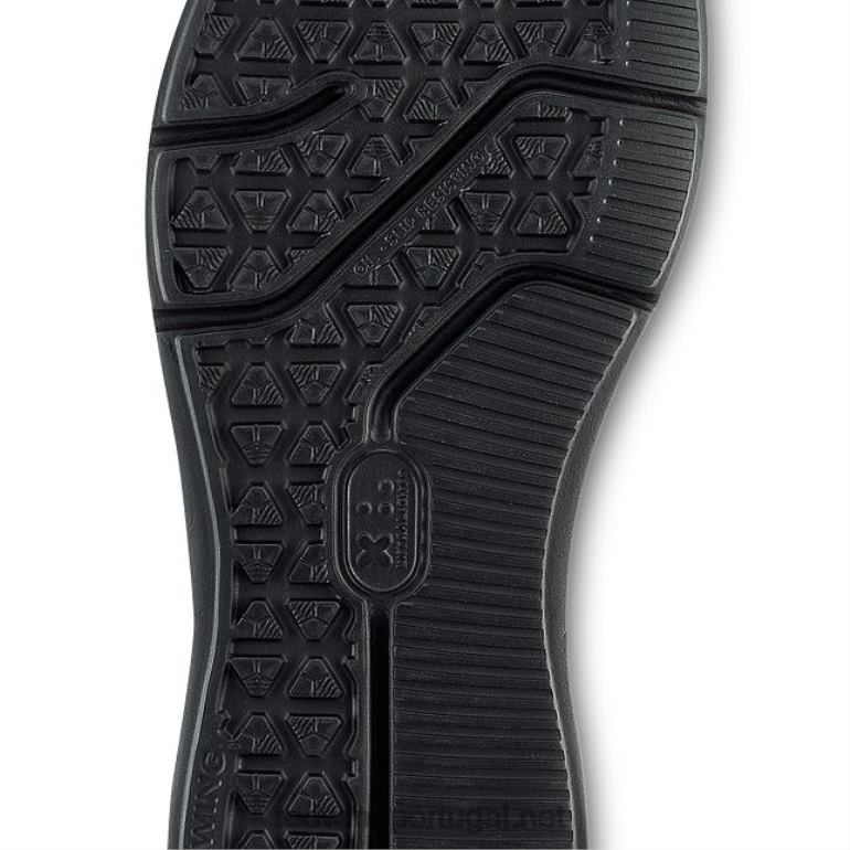 pretoRed Wing sapato de trabalho atlético estilo 6344 cooltech para atletismo masculino F2TL2146