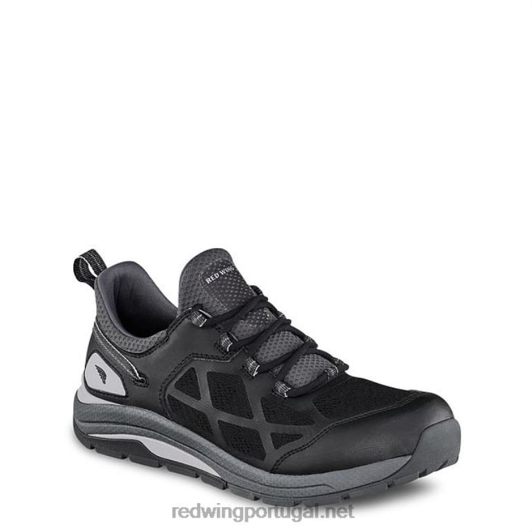 pretoRed Wing trabalho - estilo 6349 cooltech atletismo sapato masculino de segurança à prova d'água para trabalho atlético F2TL2137