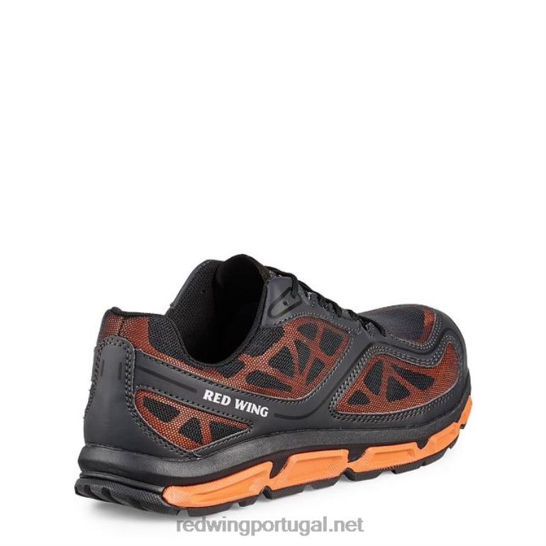 preto/laranjaRed Wing trabalho - estilo 8336 cooltech atletismo sapato de trabalho atlético masculino F2TL2136