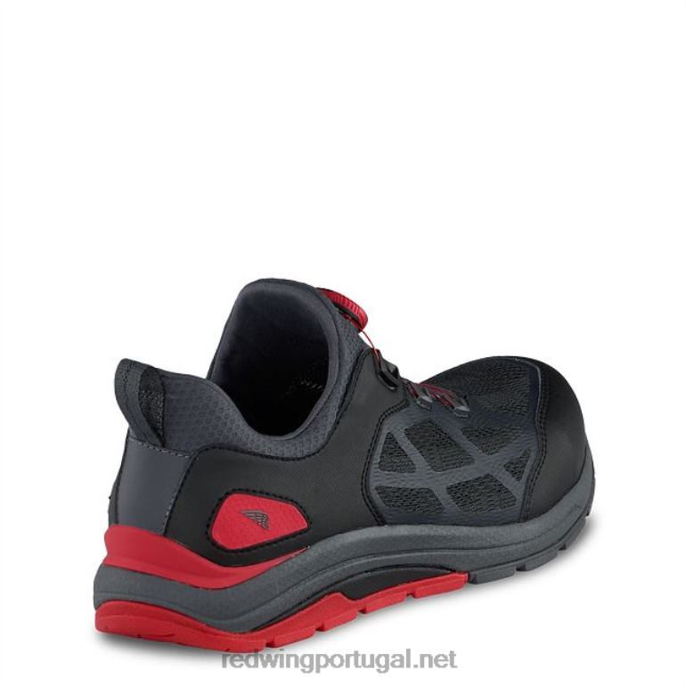 preto/vermelhoRed Wing sapato de trabalho atlético estilo 6338 para atletismo masculino F2TL2135