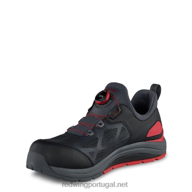 preto/vermelhoRed Wing sapato de trabalho atlético estilo 6338 para atletismo masculino F2TL2135