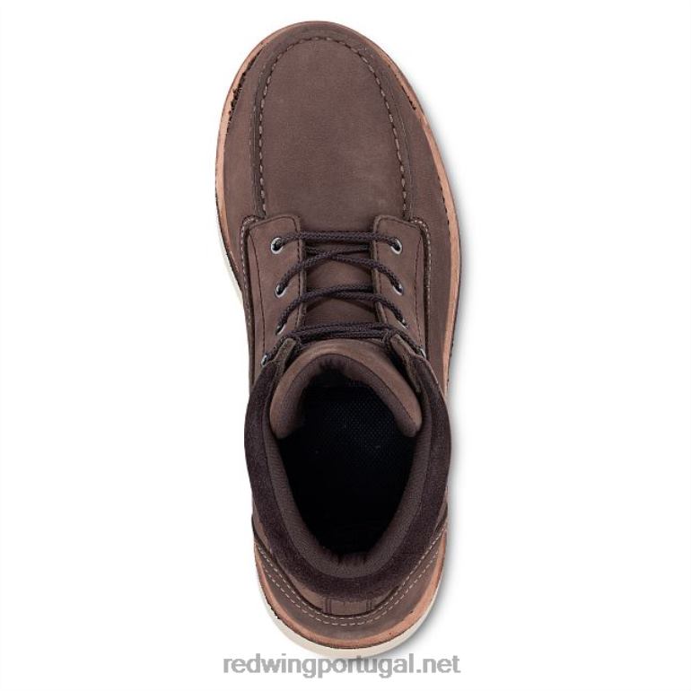 castanhaRed Wing Trabalho - estilo 3537 traction tred lite bota feminina de segurança csa à prova d'água de 8 polegadas F2TL2155