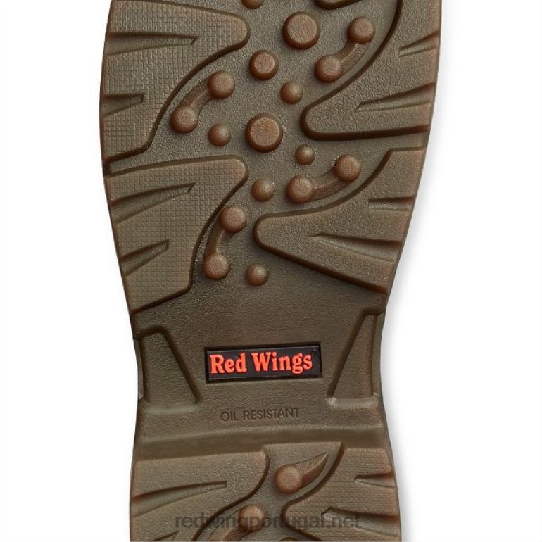 marromRed Wing Trabalho - Estilo 1224 Traction Tred Lite Feminino Bota de bico macio à prova d'água de 6 polegadas F2TL2158
