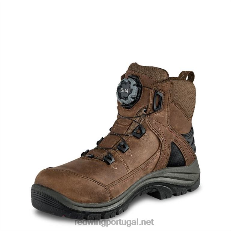 marromRed Wing Trabalho - estilo 3542 bota feminina tradeswoman de 6 polegadas à prova d'água csa com biqueira de segurança F2TL2152