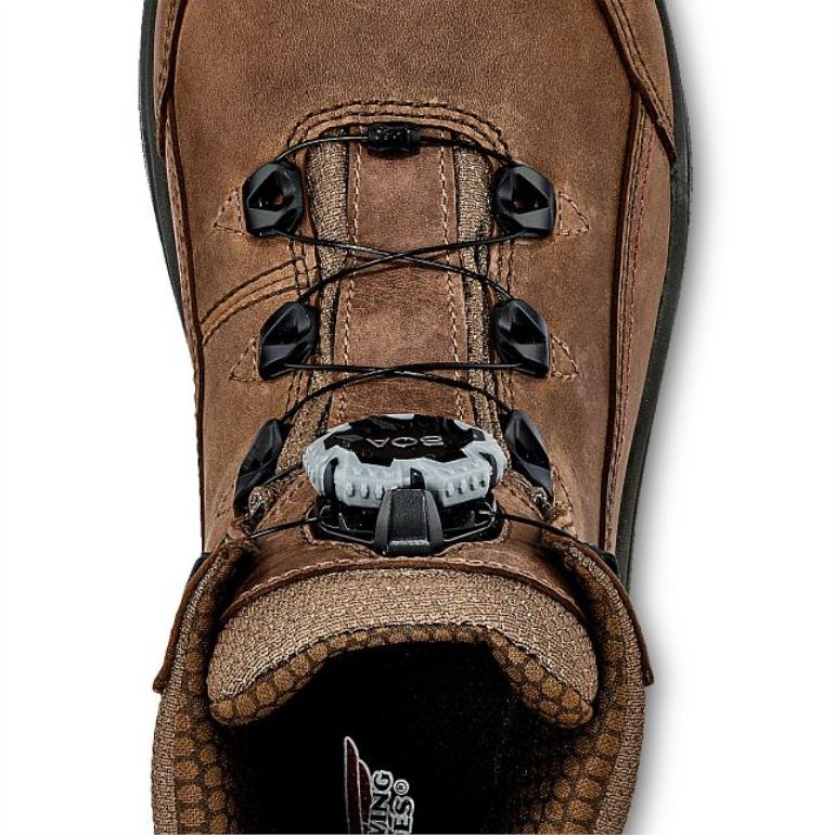 marromRed Wing Trabalho - estilo 3542 bota feminina tradeswoman de 6 polegadas à prova d'água csa com biqueira de segurança F2TL2152
