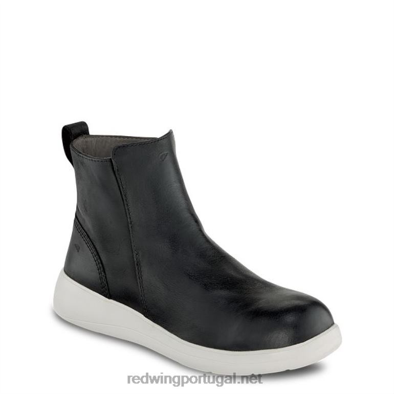 pretoRed Wing Bota feminina work - estilo 2344 tradeswoman de segurança à prova d'água de 6 polegadas F2TL2151