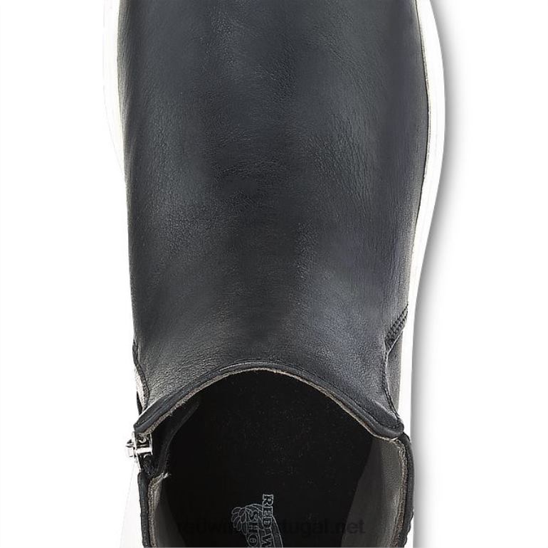 pretoRed Wing Bota feminina work - estilo 2344 tradeswoman de segurança à prova d'água de 6 polegadas F2TL2151