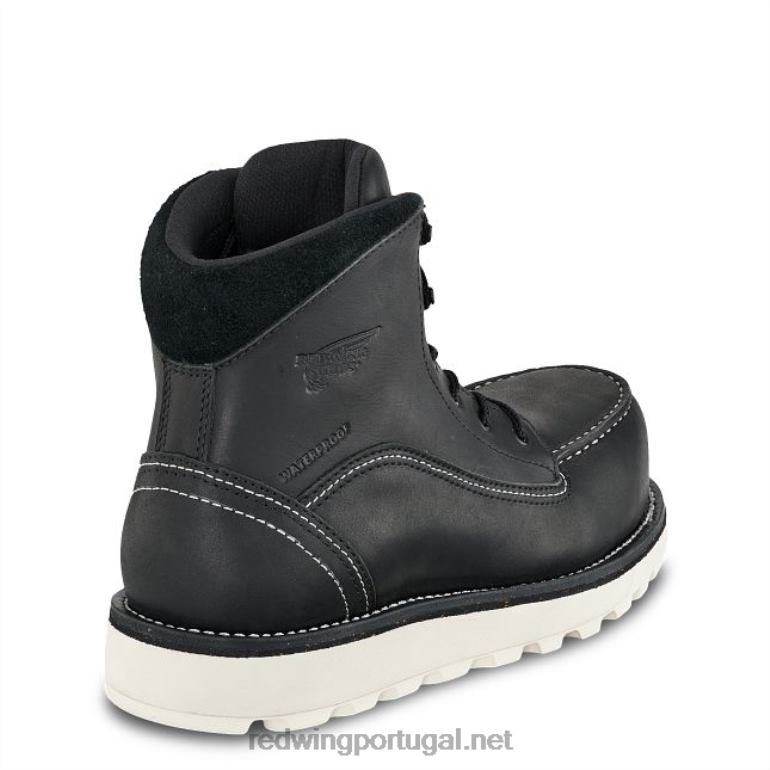 pretoRed Wing Heritage - estilo 8085 Iron Ranger bota masculina de 6 polegadas em couro áspero e resistente F2TL2165