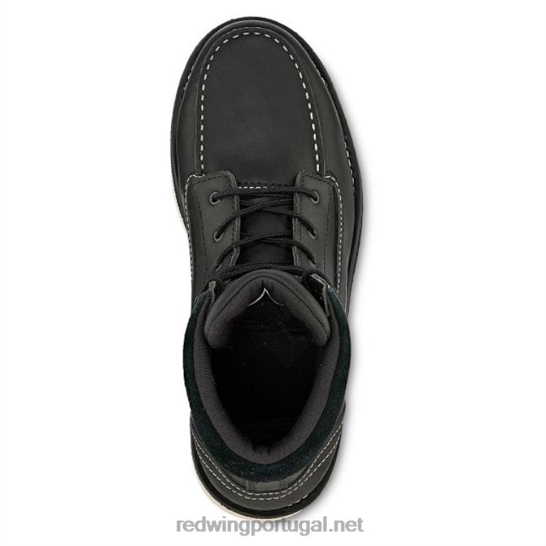 pretoRed Wing Heritage - estilo 8085 Iron Ranger bota masculina de 6 polegadas em couro áspero e resistente F2TL2165