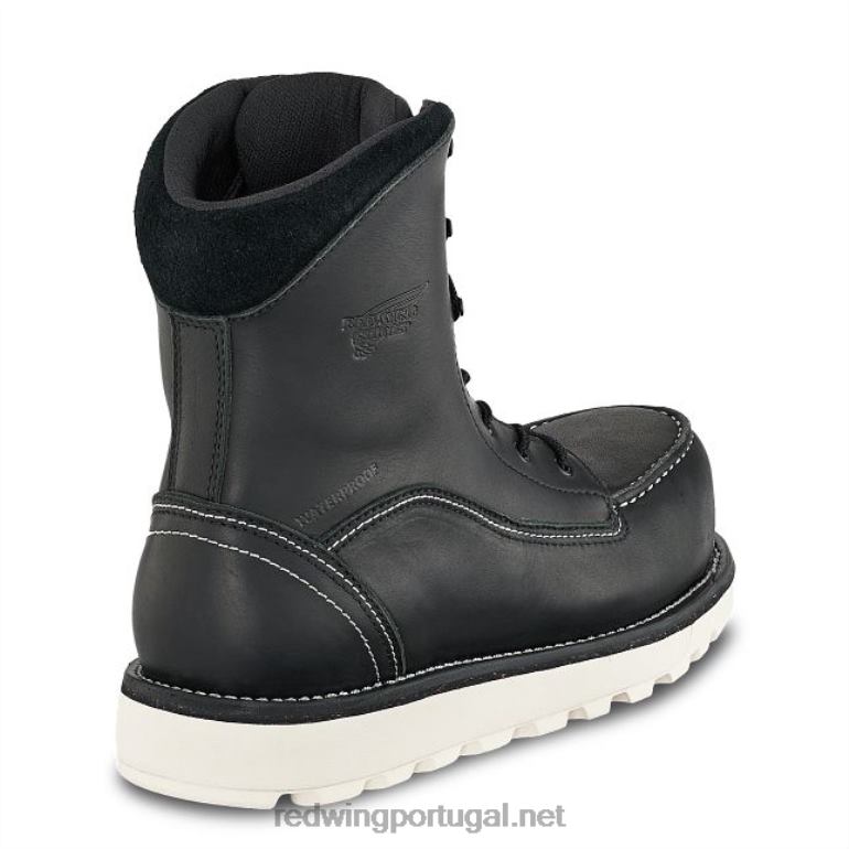 pretoRed Wing bota de segurança feminina work - estilo 2346 tradeswoman de 6 polegadas à prova d'água F2TL2156