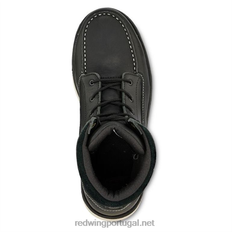 pretoRed Wing bota de segurança feminina work - estilo 2346 tradeswoman de 6 polegadas à prova d'água F2TL2156