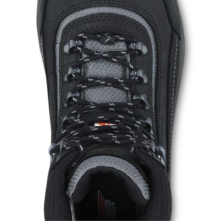 preto/cinzaRed Wing bota de trabalho - estilo 3554 brnr xp feminina de 8 polegadas à prova d'água, biqueira de segurança csa F2TL2153