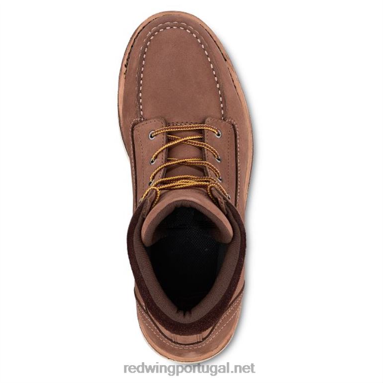 tijoloRed Wing Bota feminina work - estilo 2345 tradeswoman de segurança à prova d'água de 6 polegadas F2TL2159